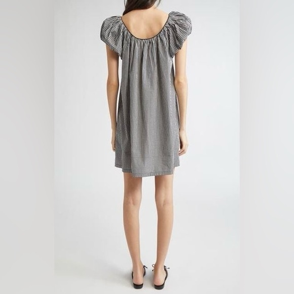 DÔEN Julia Dress in Noir La Madalena Gingham Size XS - Picture 9 of 16